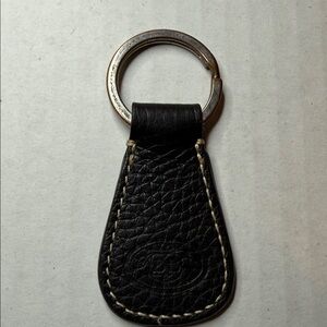 DOONEY & BOURKE BROWN LEATHER KEYCHAIN FOB